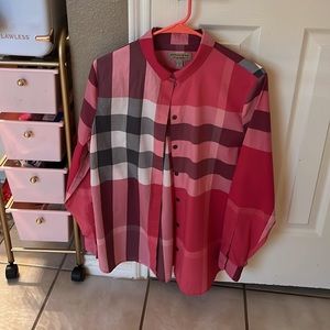 Burberry Plaid Button Down